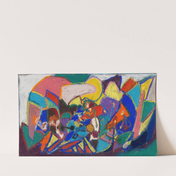 Figurenkomposition (1920-30) by Adolf Hölzel