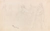 Figurenstudien; Eremit, Junge Frau am Fenster, Allegorie