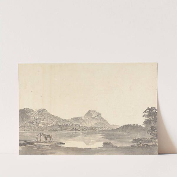 Figures by a Lake by Samuel Davis