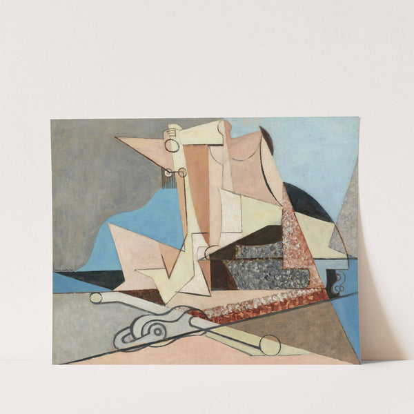 Figures Et Ancre Marine (1930) by Louis Marcoussis