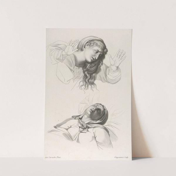 Figures from Annibale Carracci's 'The Deposition' by Alexandre Chaponnier