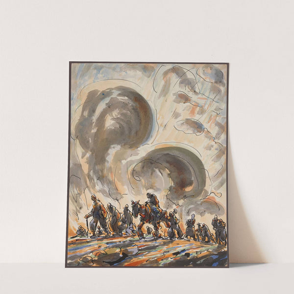 Figures in a Landscape (1924) by Alfred Ost