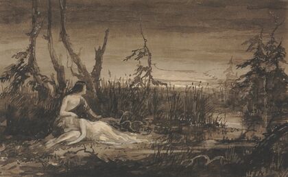 Figures in a Landscape (c. 1813–61)