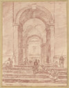 Figures in a Roman Arcade