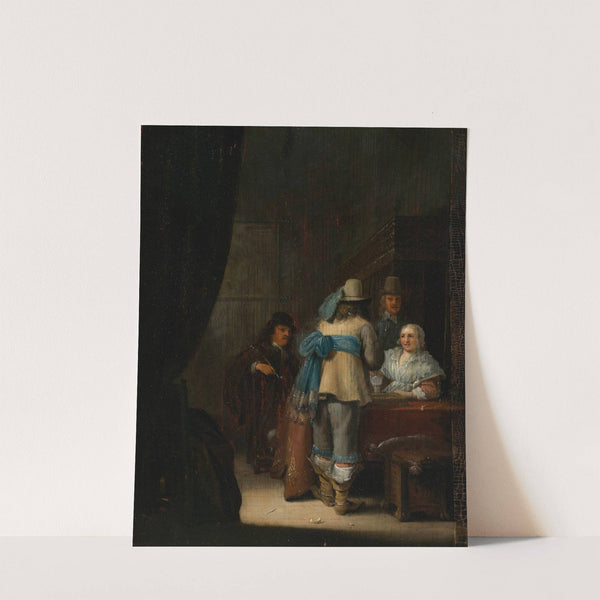 Figures In An Interior by Anthonie Palamedesz.