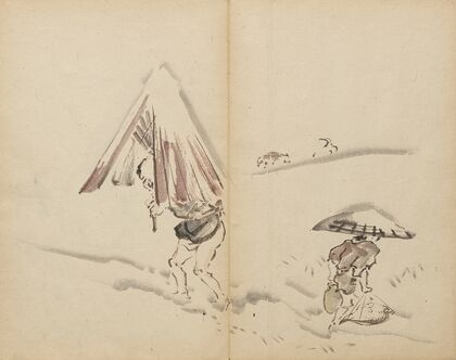 Figures in Snow (1800s)