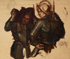 Figures of Armoured Guards. Study to the Painting ‘Catherine Jagiellon in Gripsholm Prison’