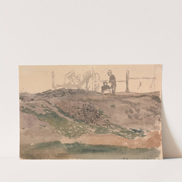 Figures on a Bank, Kensington Gravel Pits (1812) by John Linnell