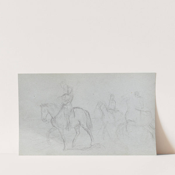 Figures on Horseback (1860s) by Ernest Meissonier