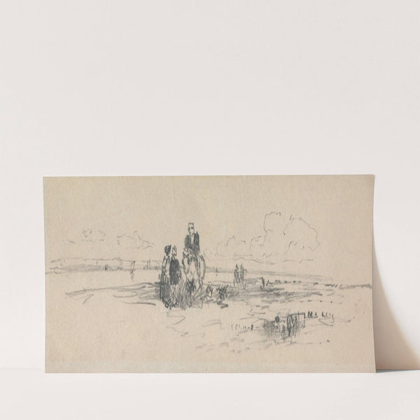 Figures on the Shore by Thomas Creswick