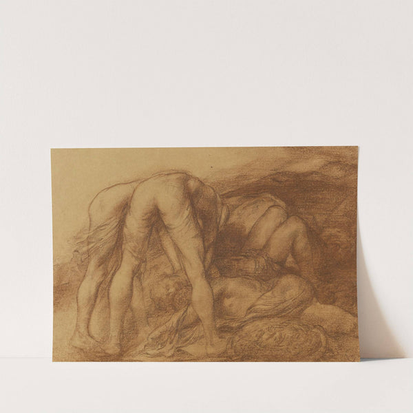 Figures Removing Dead Soldiers (late 19th century) by Alphonse Legros