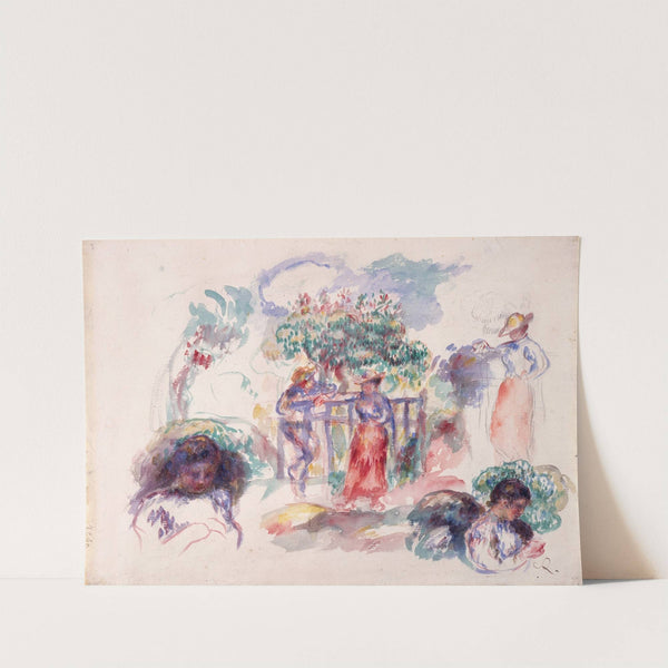 Figures under a Tree (1880–82) by Pierre-Auguste Renoir