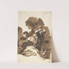 Figures waking from sleep (ca. 1812–20) by Francisco de Goya