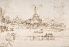 Figures Watching a Display of Fireworks at Castel Sant’Angelo, Rome