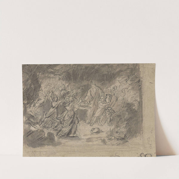 Figurkomposisjon by Adolph Tidemand