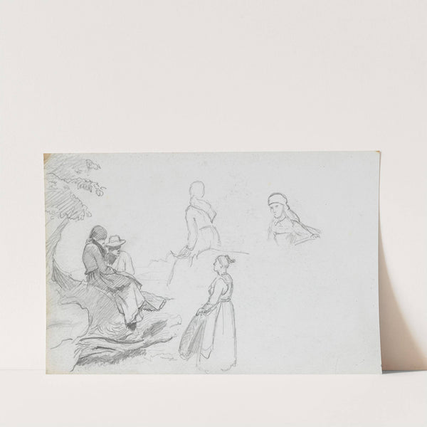 Figurstudier by Hans Gude