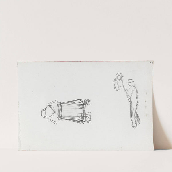 Figurstudier by Ludvig Karsten