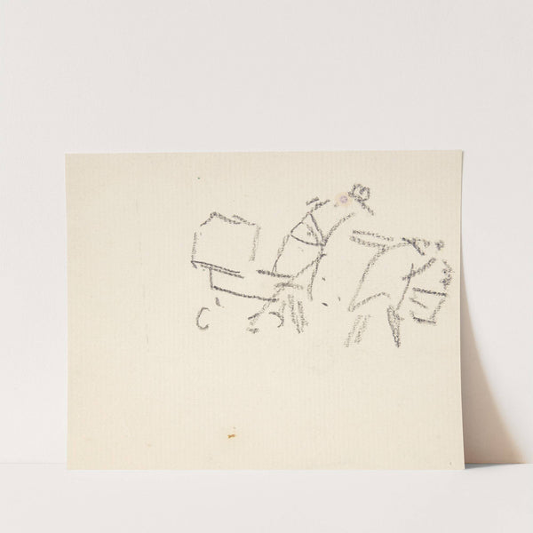 Figurstudier til Langelinje-billedet by Edvard Weie