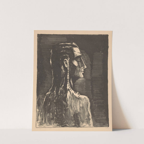 Figuur met gesloten ogen by Lodewijk Schelfhout