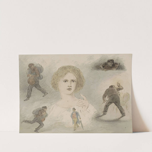 Figuurstudies by Alexander Ver Huell