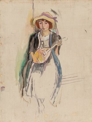 Fille à la mandoline (1912)