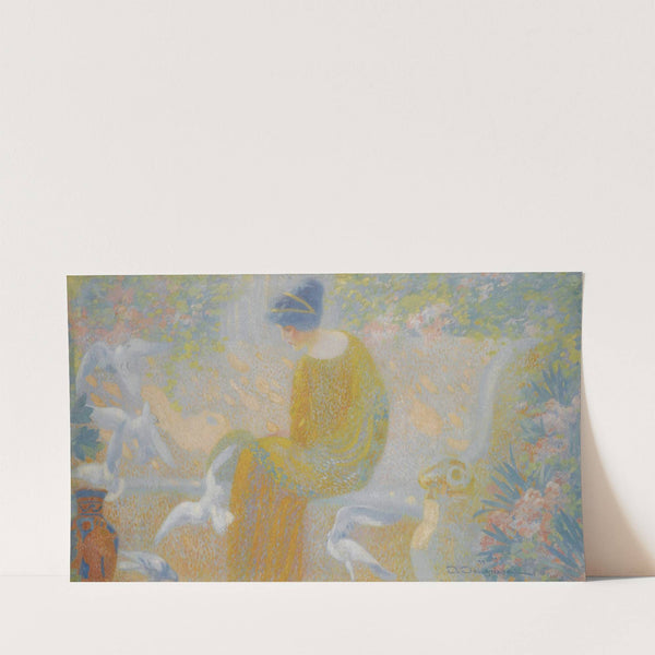 Fille aux colombes by David Dellepiane