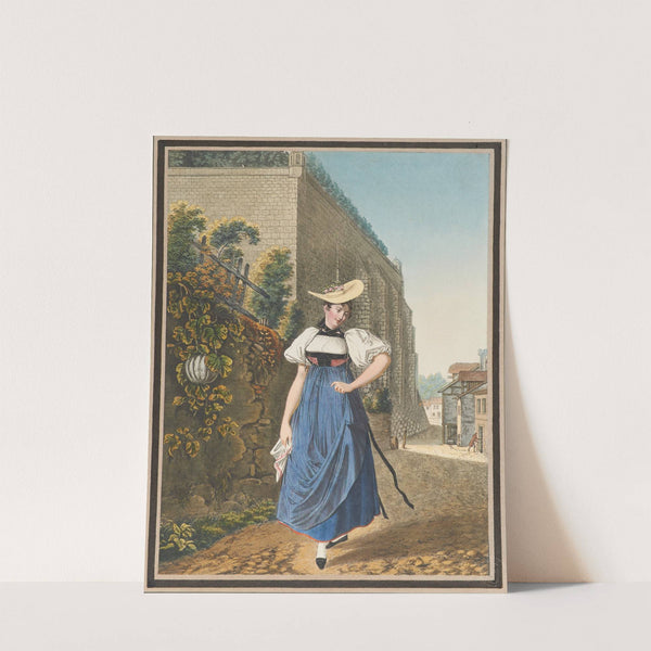 Fille de bain ou Paysanne galante du canton de Berne (1791) by Gabriel Lory the older