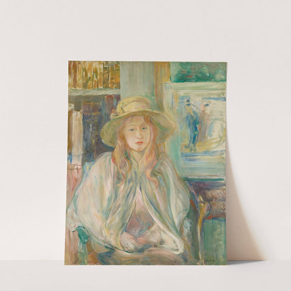 Fillette Au Chapeau De Paille (1892) by Berthe Morisot