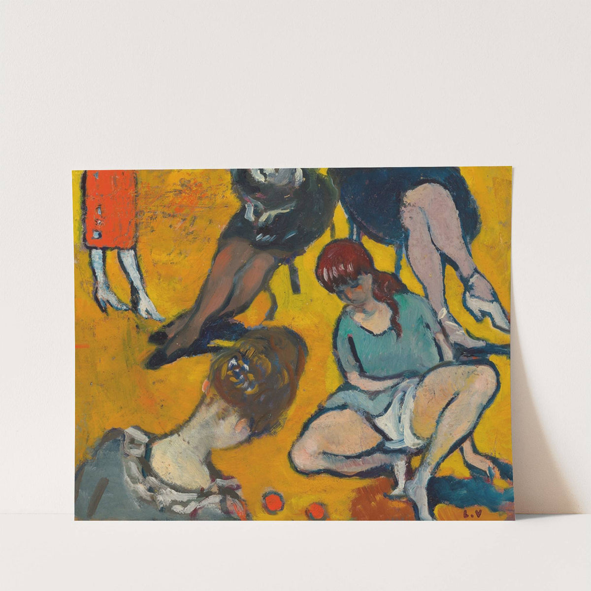 Fillette jouant au bois by Louis Valtat