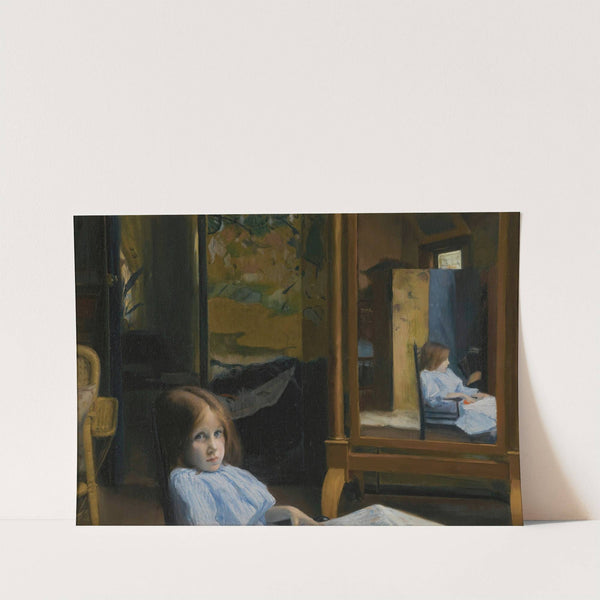 Fillette (Lucie Esnault Au Psyché) by Jacques-Émile Blanche