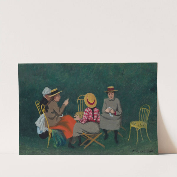 Fillettes au Bois de Boulogne ou Le Jardin (1903) by Félix Vallotton