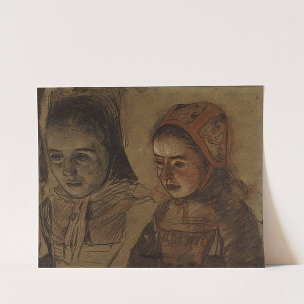 Fillettes bretonnes by Charles Cottet