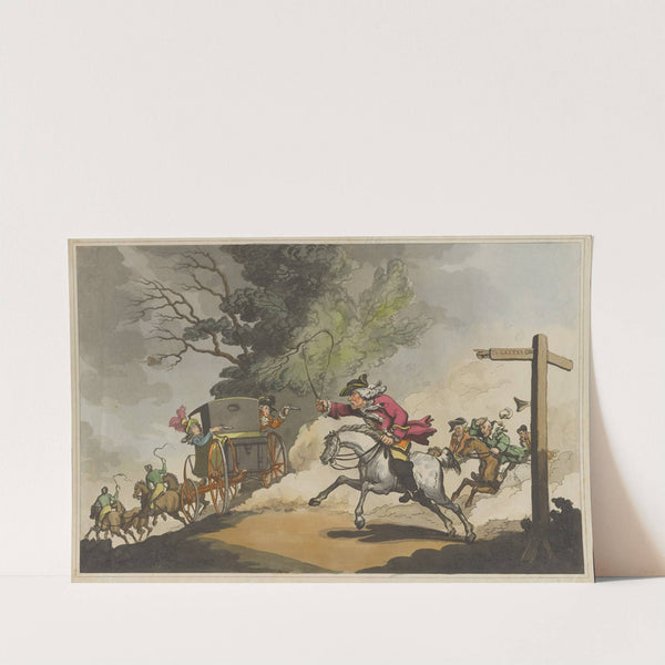 Fillial affection, or a trip to Gretna Green (1782) by Thomas Rowlandson