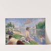 Final Study for “Bathers at Asnières” (1883) by Georges Seurat
