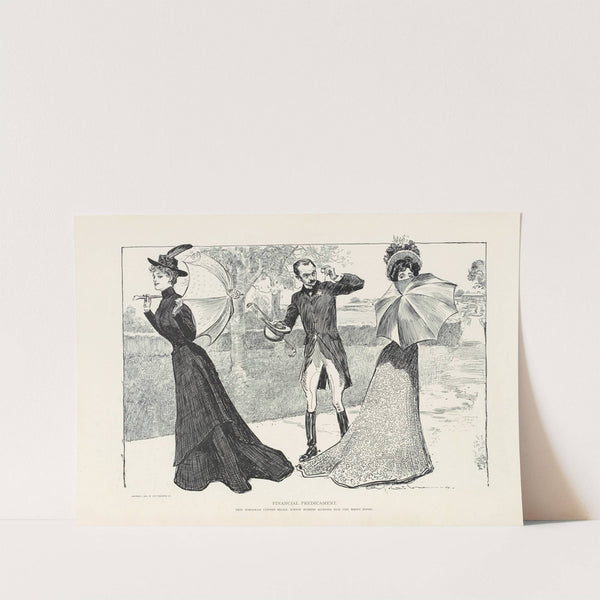 Financial predicament (1899) by Charles Dana Gibson