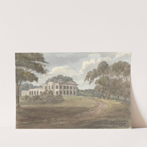 Finborough Hall, July 30, 1824 by Anne Rushout