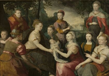 Finding of Moses – Allegorical family portrait