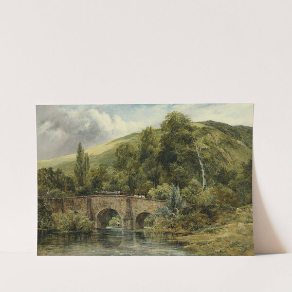 Fingle Bridge on the River Teign, East Devon by Frederick Waters Watts