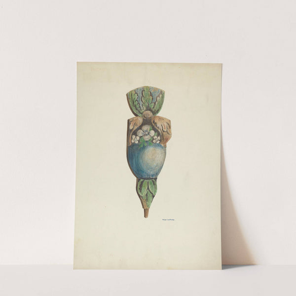 Finial, from Reredos by R.J. De Freitas