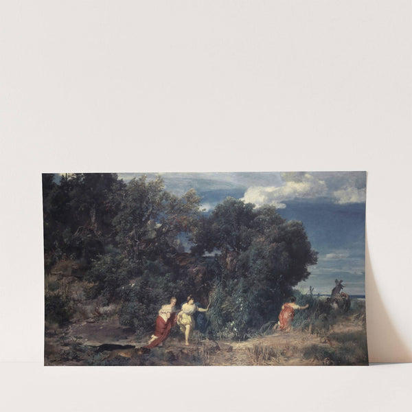 Fir Trees (1849) by Arnold Böcklin