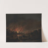 Fire at a Village by Night (1618 – 1677) by Aert van der Neer