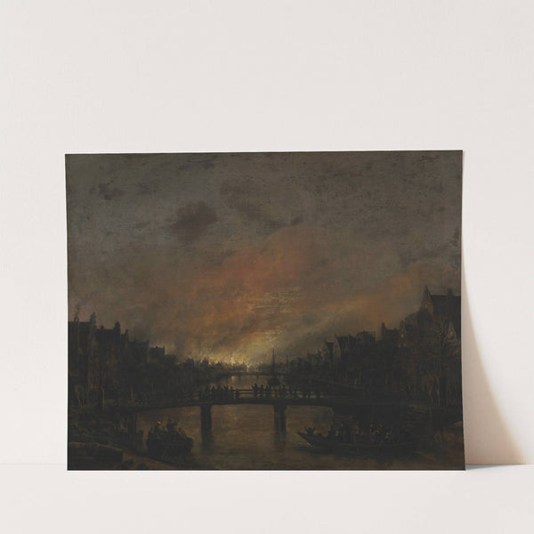 Fire at Amsterdam by Night (1618 – 1677) by Aert van der Neer