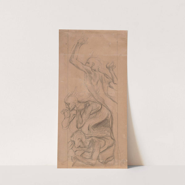 Fire, Character Study (1897) by Stanisław Wyspiański