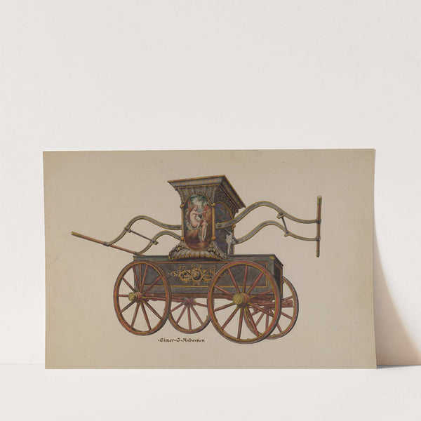 Fire Engine Pumper by Elmer G. Anderson