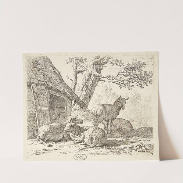 Fire får by Karel Dujardin