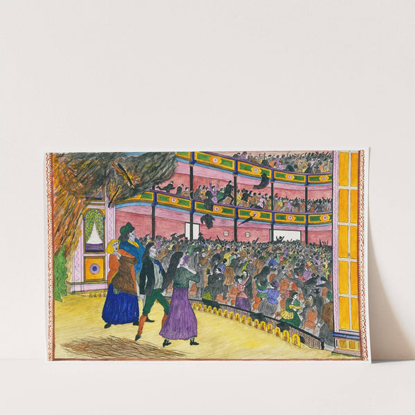 Fire in an Opera House (ca. 1865-1895) by Lawrence W. Ladd