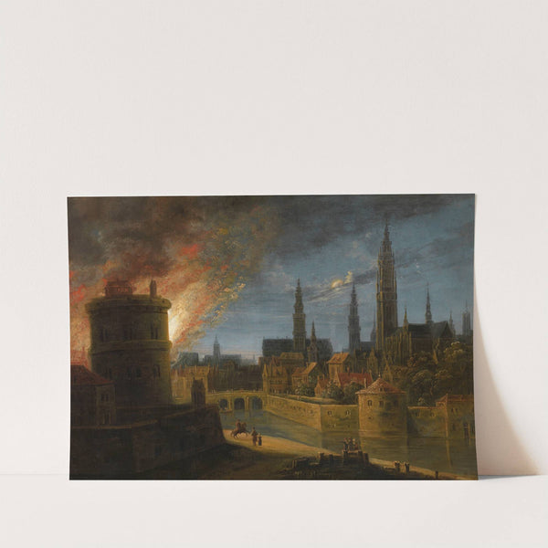 Fire in Antwerp by Daniel Van Heil