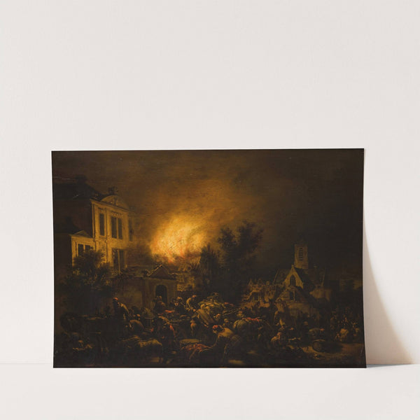 Fire in the City by Egbert van der Poel