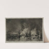 Fire in the Port of Bordeaux (1869)