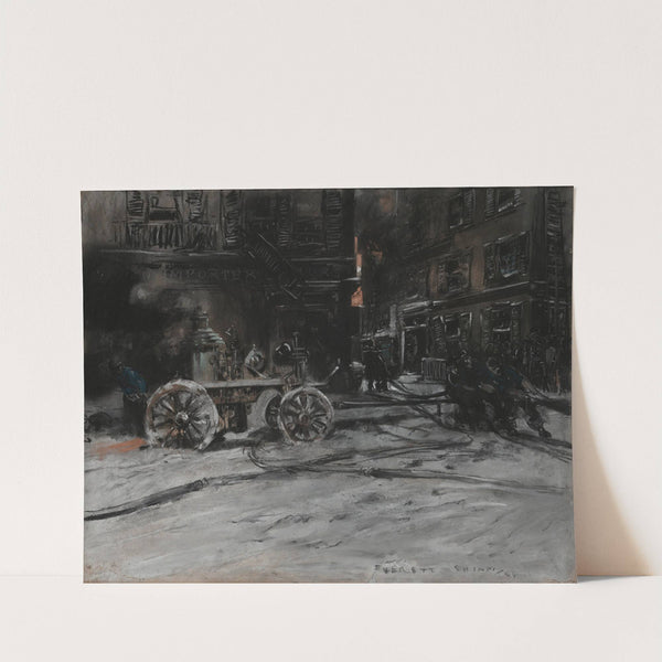 Fire Scene (1909) by Everett Shinn